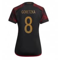 Ženski Nogometni dresi Nemčija Leon Goretzka #8 Gostujoči SP 2022 Kratek Rokav